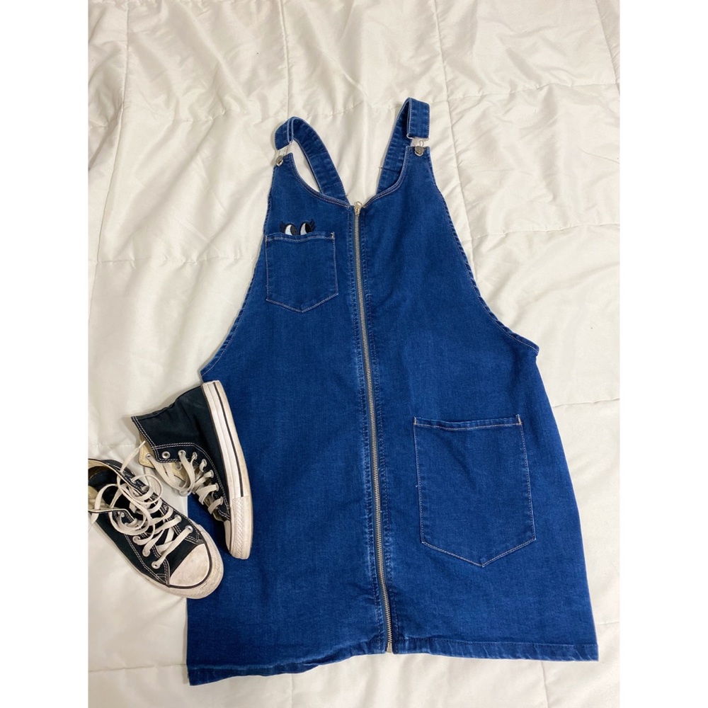 👀 Jean Dress Overall 💙